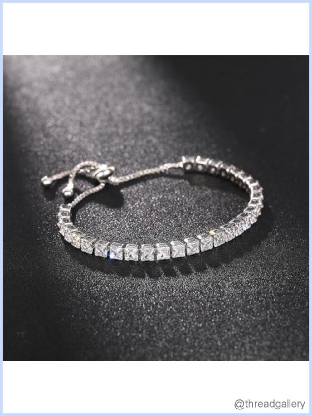 Cubic Zirconia Bracelet Sparkling Hand Jewelry for Women